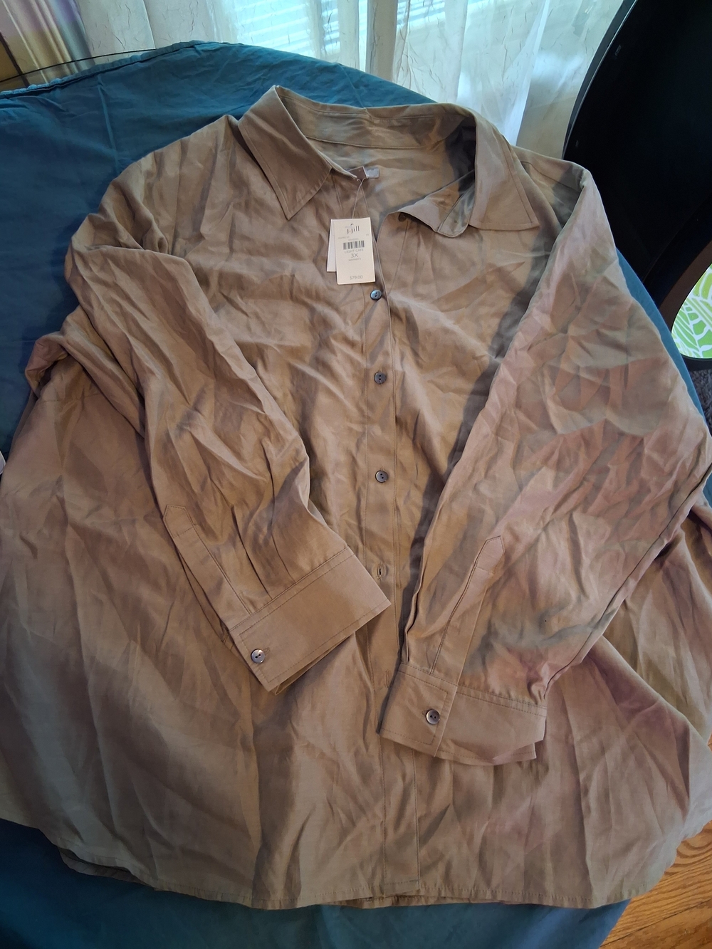 J. Jill Lightweight Button-Up Shirt